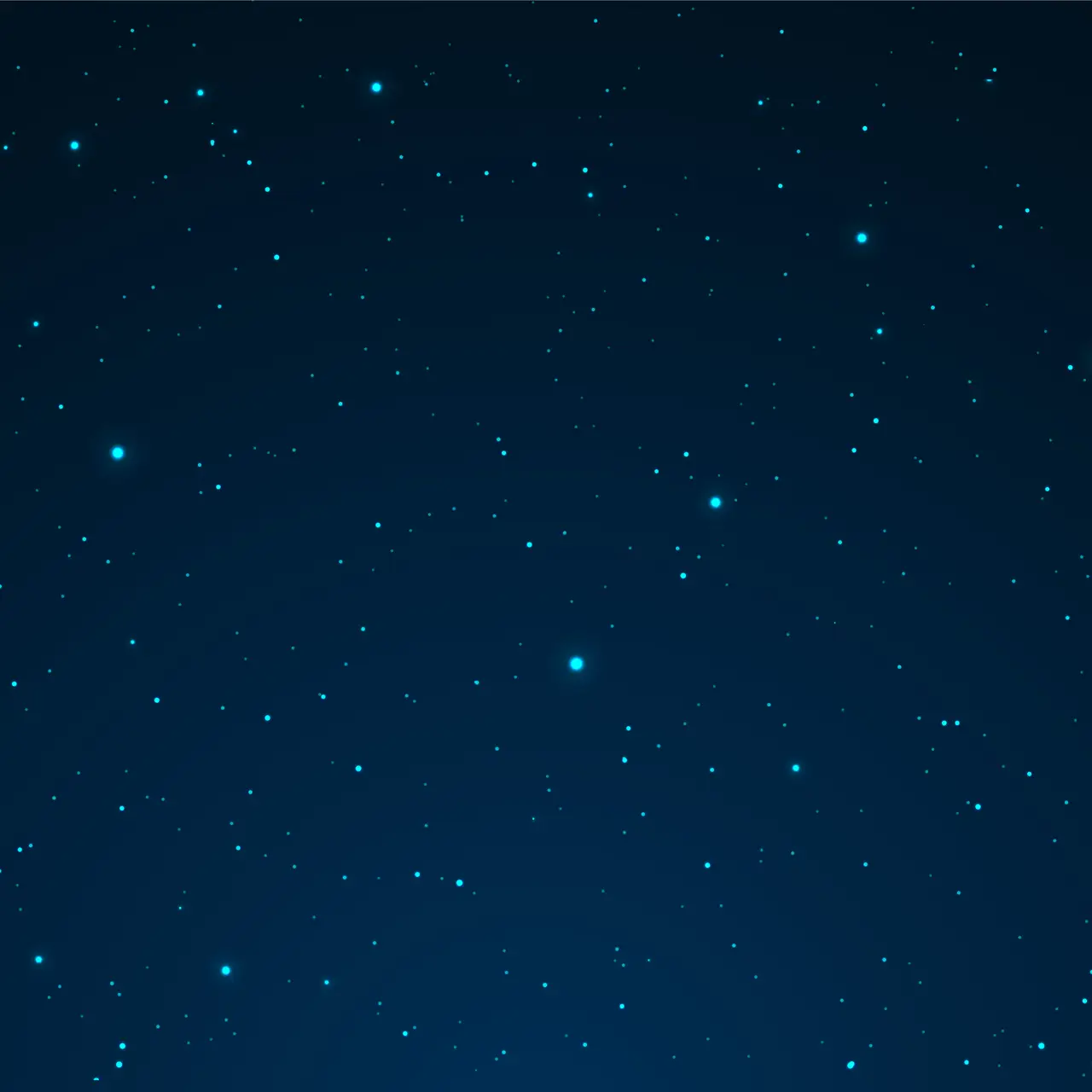 Abstract starfield representing connected European markets